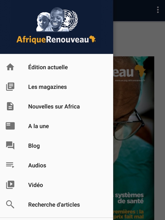 UN Africa Renewal Magazine iPad screenshot 4 - News app