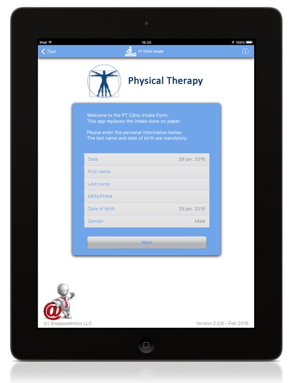 PT Clinic Intake