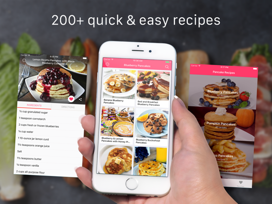 Screenshot #4 pour Pancake Recipes: Baking, delicious cake recipes
