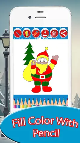 Game screenshot Christmas Drawing Pad - holiday activities for kid apk