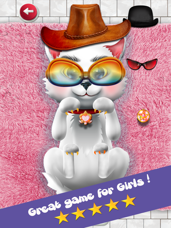 Screenshot #4 pour Kitten Salon : kitty games & kids games for girls