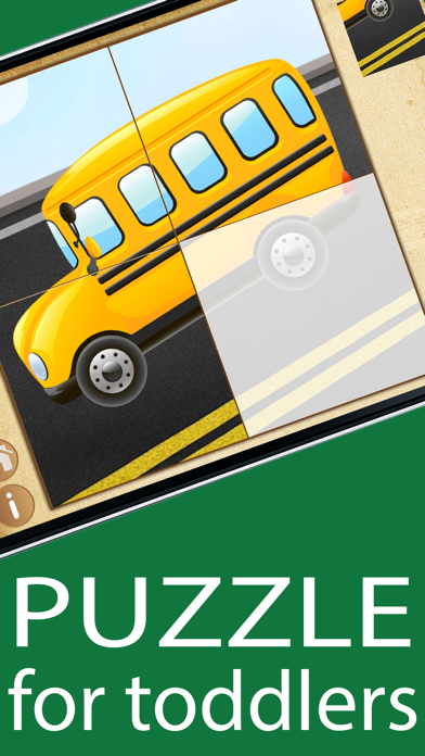 Cars and transport Puzzles - Learning kids games Screenshot