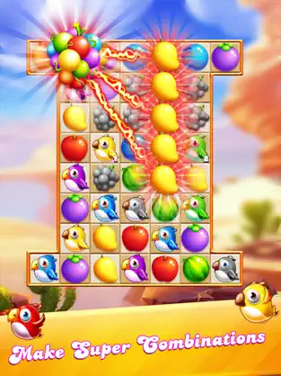 Screenshot 3 Dulce Frutas : el mejor juego 3 rompecabezas iphone