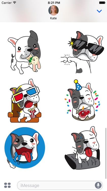 Noah The Frenchie Stickers