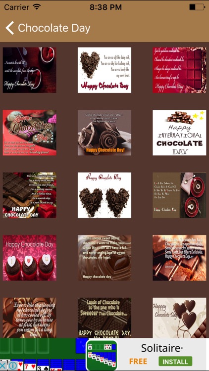 Happy Chocolate Day Messages,Greetings And Images screenshot-3