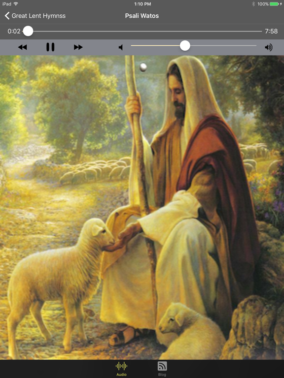 Great Lent Hymns iPad screenshot 3 - Music app