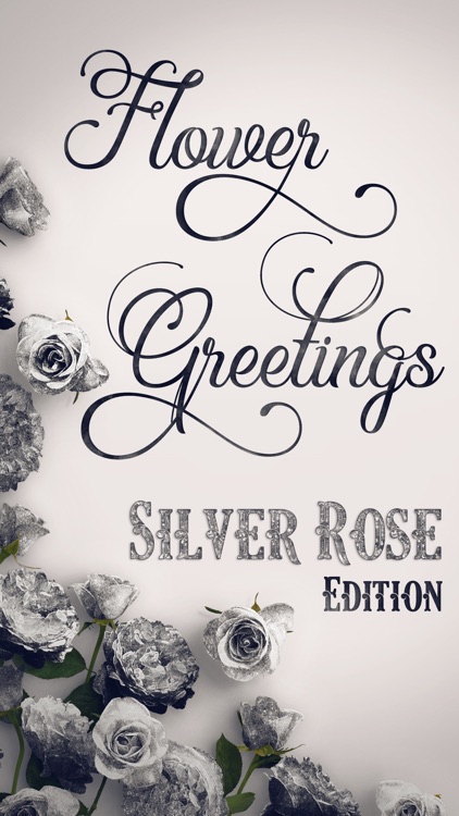 Flower Greetings Silver Roses