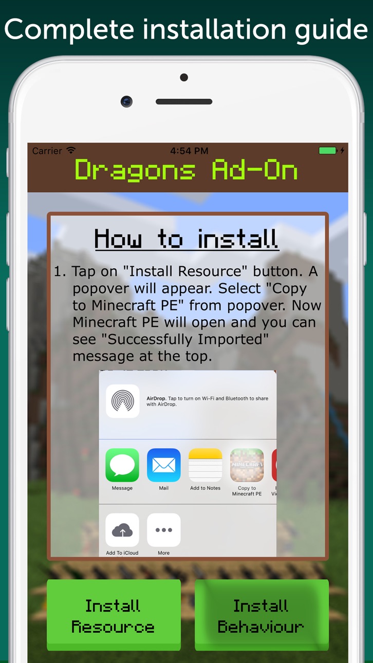 iPhone screenshot