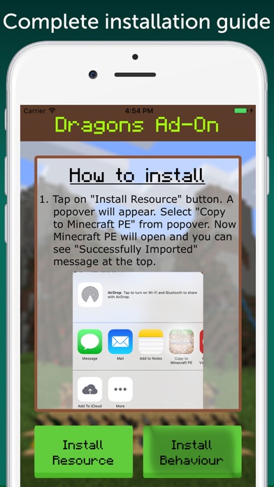 Dragons Add-On for Minecraft PE: MCPEのおすすめ画像1