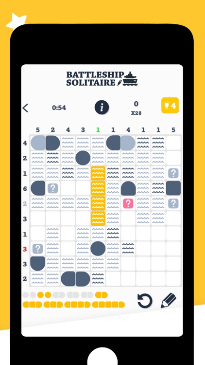 Battleship Solitaire Puzzle