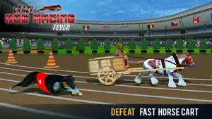 Crazy Dog Racing Fever screenshot #1 for iPhone