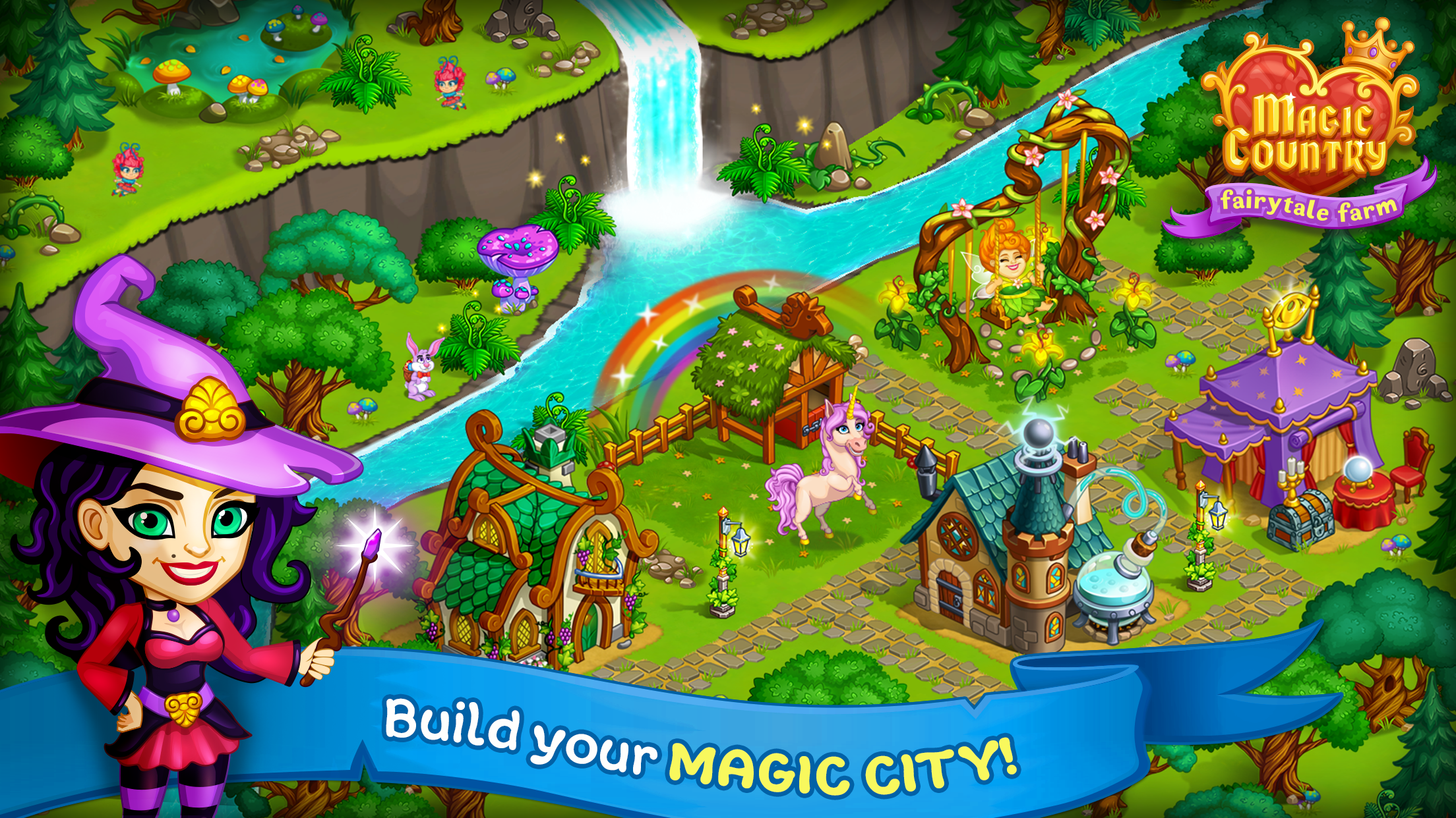 Magic Country: fairy city farm screenshot 5