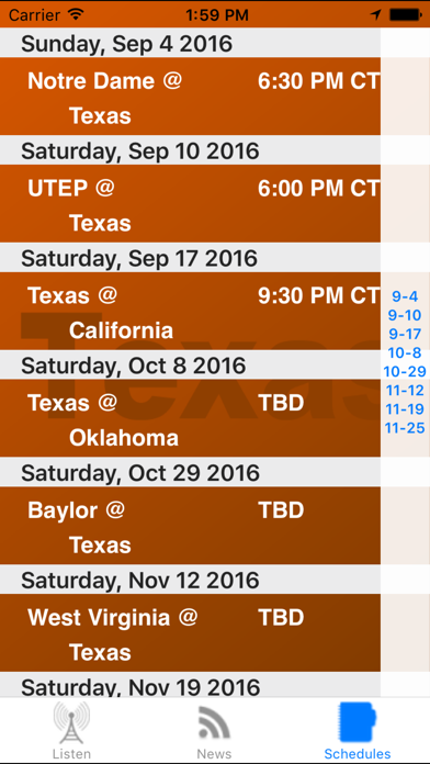 Longhorns Radio & Media Screenshot 4