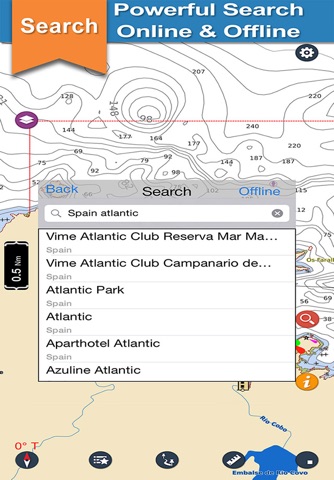 Spain Atlantic Nautical Charts - náhled