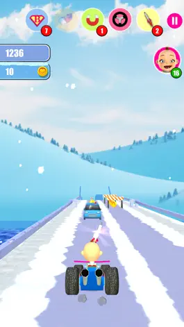 Game screenshot Baby Snow Run - Running Game mod apk