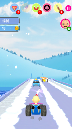 Baby Snow Run - Running Game screenshot 1