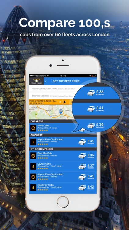 Travel Force - book minibus taxi in london & uk