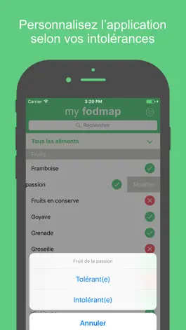 Game screenshot My Fodmap : Le régime Fodmap sur votre smartphone hack