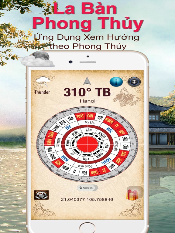 Screenshot #4 pour La Bàn Phong Thủy Việt Nam - Compass 360