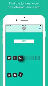 Longest Word Free — Game Extension for iMessage screenshot #1 for iPhone