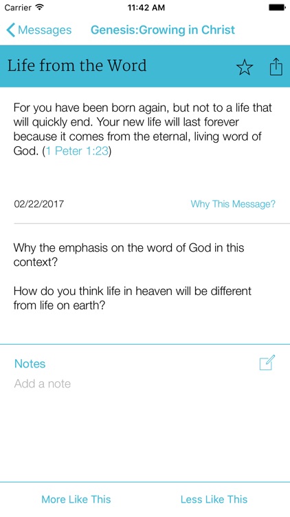 Genesis:Growing in Christ