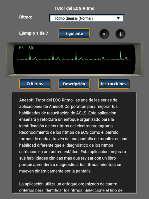 Screenshot #4 pour Tutor del ECG Ritmo