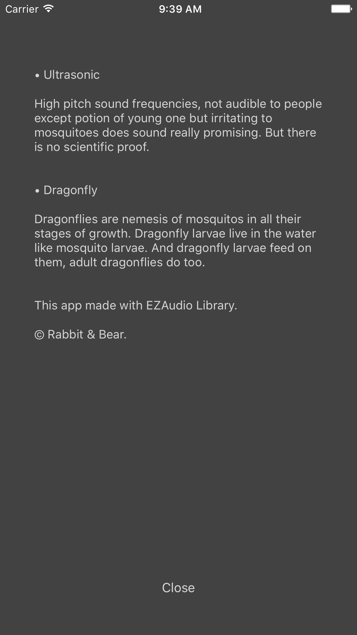 No Bugs!