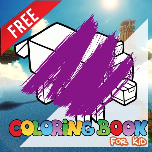 Amazing Coloring Pages Game for Minecraft Animals iOS App