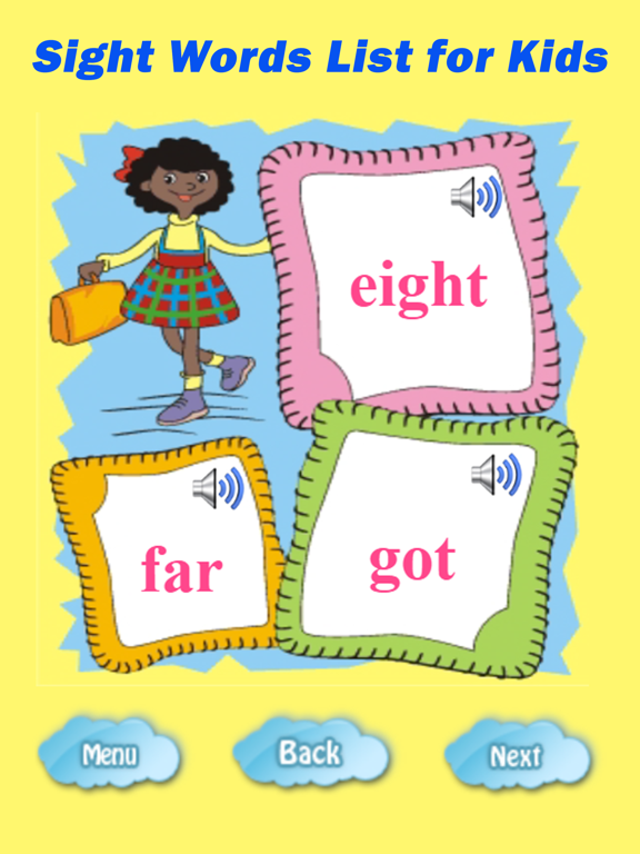 Sight Word Worksheets For Pre K and Kindergarten iPad screenshot