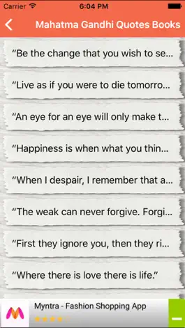 Game screenshot Mahatma Gandhi Best Messages And Quotes Free Books apk
