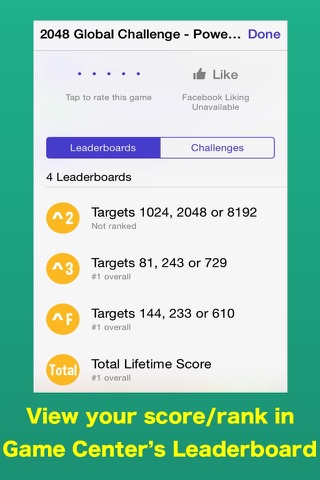 2048 Global Challenge - Powers of 2, 3 & Fibonacci screenshot 4