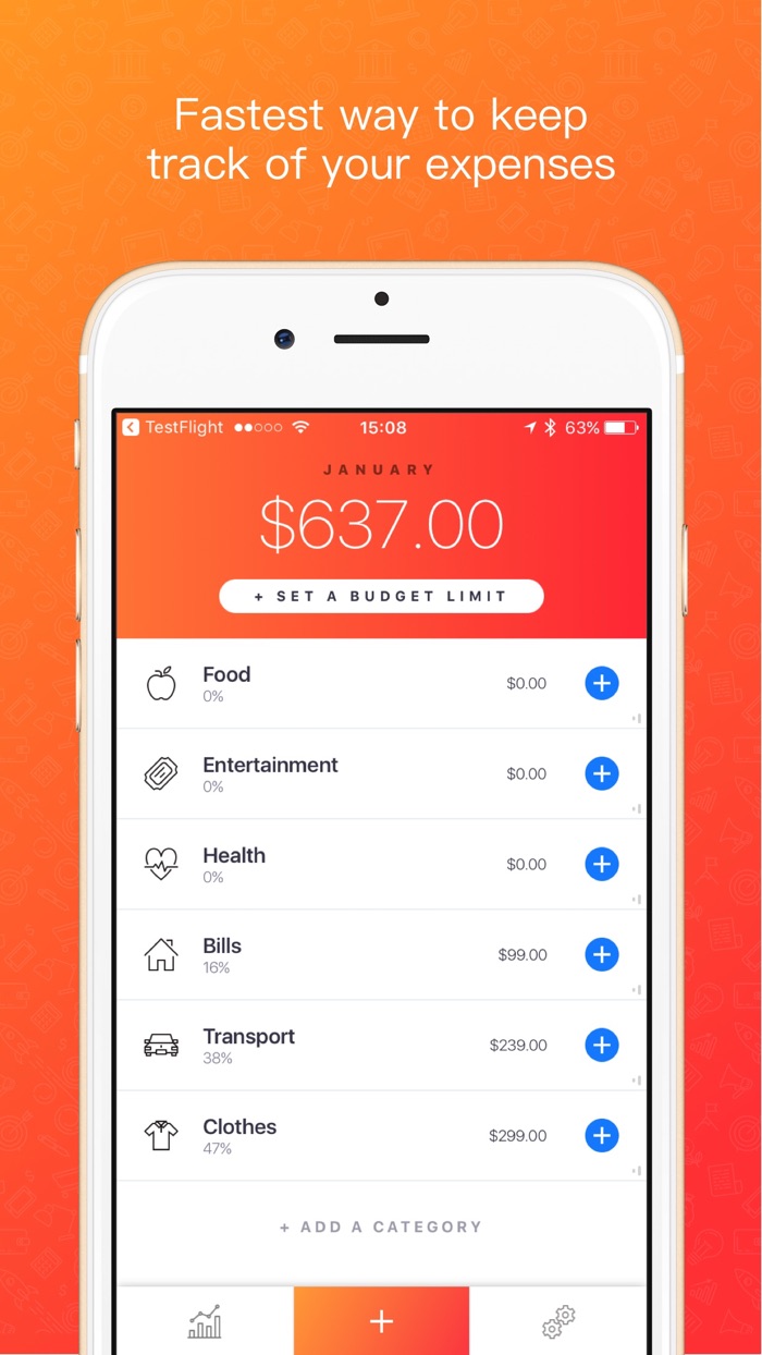 Blinq Simple Expense Tracker Spendings Analytics