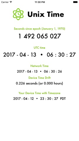 Unix Time UTCのおすすめ画像1