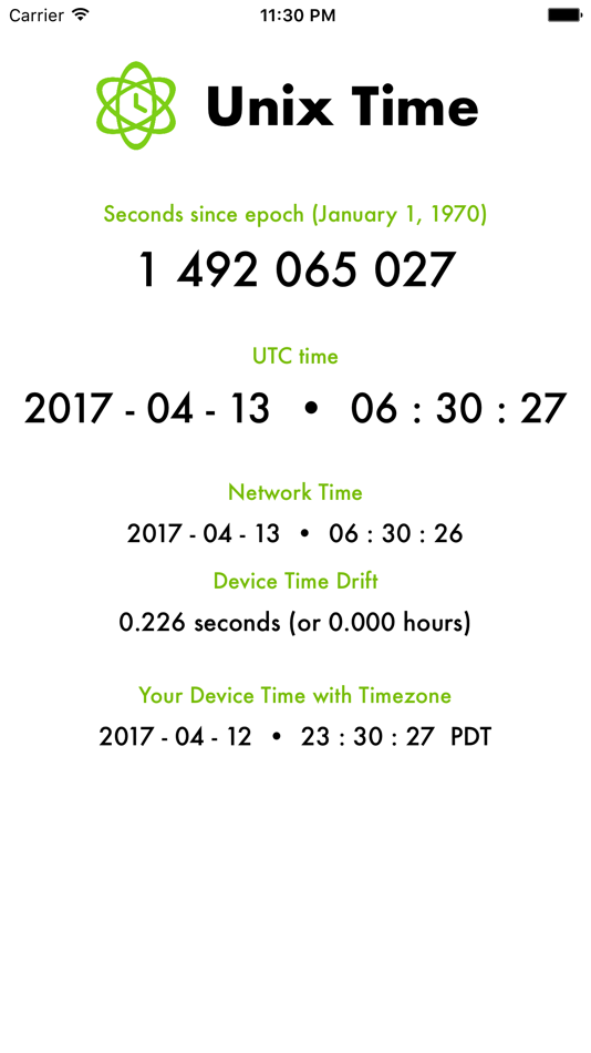 Unix Time UTC (iOS) By: Mark Slemko Unix Time UTC (iOS) By: Mark Slemko