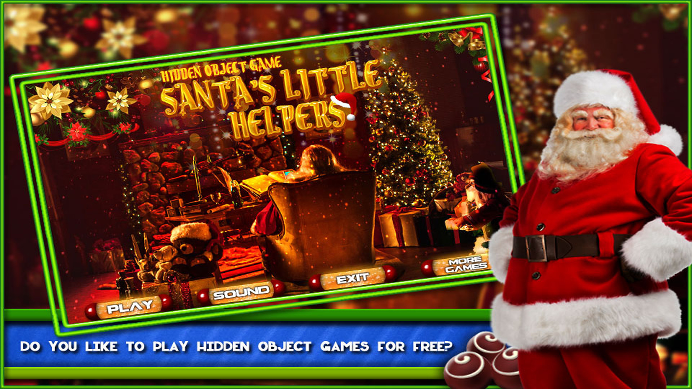 Hidden Object Games Santa's Little Helper