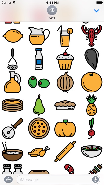 Food Stickers - New Delicious Emoji for Texting screenshot-3