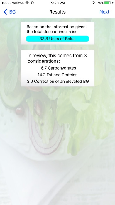 NutrientCalc screenshot 2