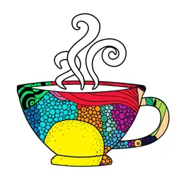 ColorSip Calm Relax Focus Coloring Book for Adults app icon