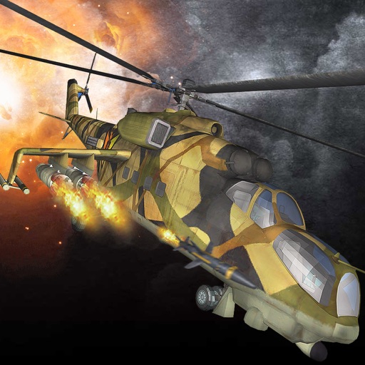 Helicopter Gunship Game Strike Icon