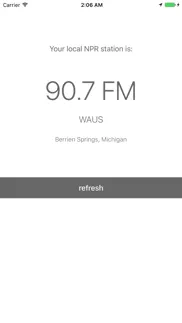 npr finder - instant npr station locator iphone screenshot 1