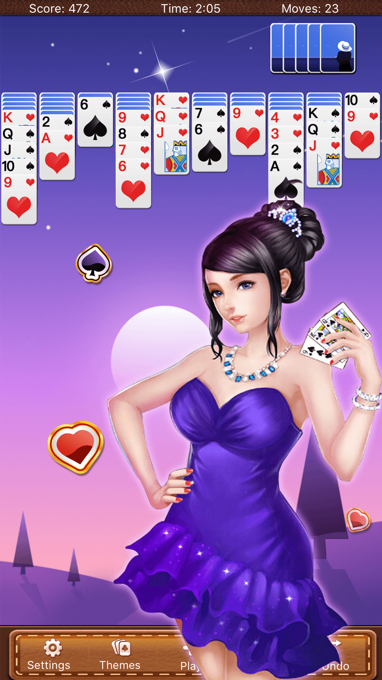 Spiderette - Most Popular Pocket Cards Patience
