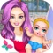 Fashion Queen And Cute Baby-Christmas Carnival