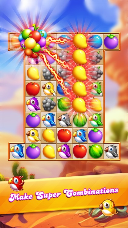 Fruits Garden & Pets - New Sweet Match 3 Blast