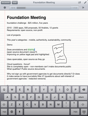 Screenshot #4 pour SoundNote