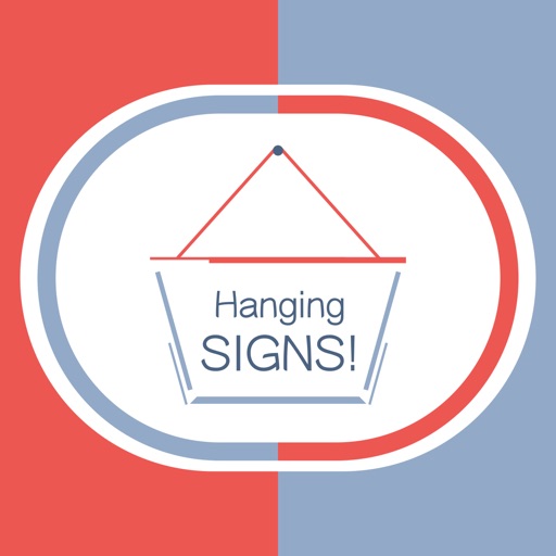 Hang a Sign! II (Red/Blue)