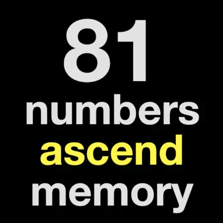 81 numbers ascend memory Cheats