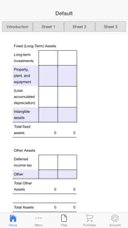 balance sheet iphone screenshot 2