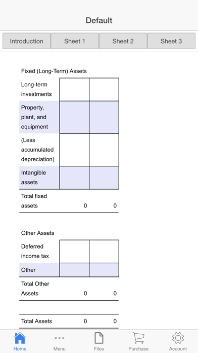 Screenshot #2 pour Balance Sheet