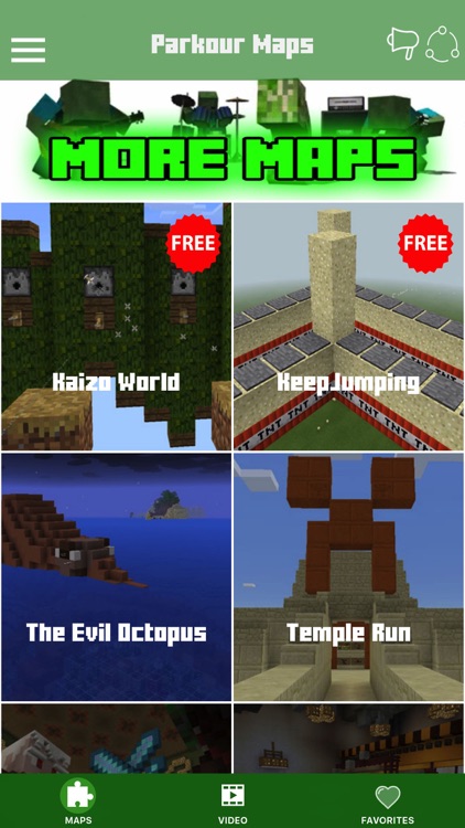 PARKOUR QUEST MAPS FOR MINECRAFT PE POCKET EDITION