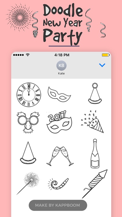 New Year Party Sticker screenshot-3